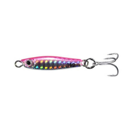 Hogy Heavy Minnow Jig with VMC Treble Hook 2oz Pink