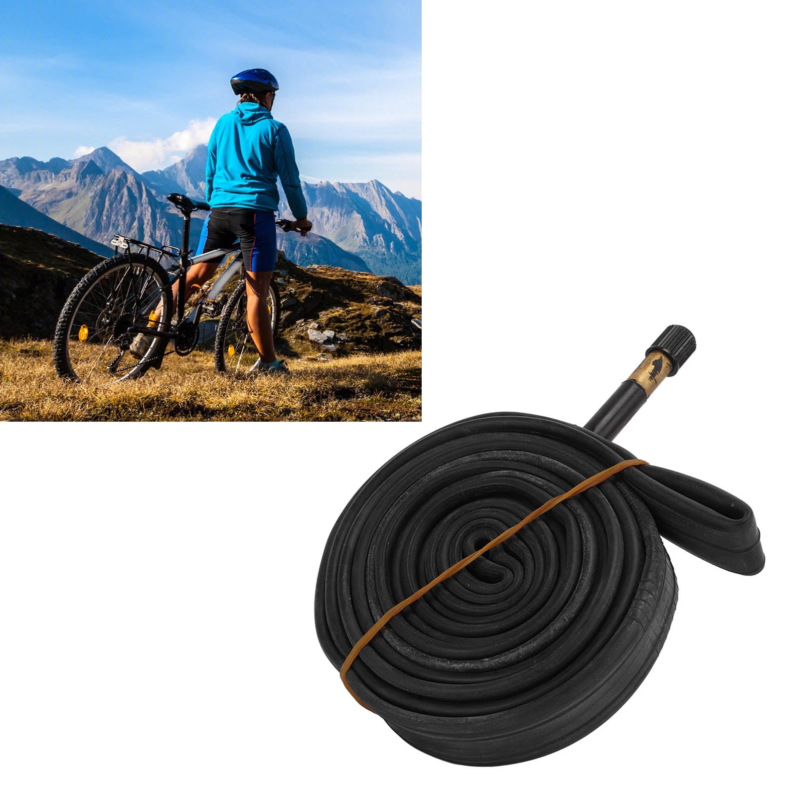 Bike Inner Tube, Shock Absorption Durable Impact Resistant 700x23c
