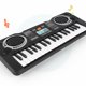 thumbnail image 1 of Niños Piano eléctrico órgano 37 teclas música teclado electrónico Piano juguetes para niños sin micrófono Navidad cumpleaños niña regalo Gao Jinjia LED, 1 of 2