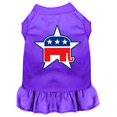 thumbnail image 1 of Republican Screen Print Dress Purple Xl (16), 1 of 1