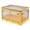 Yellow, variant on iMounTEK Foldable Storage Bins Collapsible Stackable Closet Organizer Containers with Lid 4 Doors 4Pcs Lockable Wheels