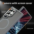 thumbnail image 5 of TECH CIRCLE For Samsung Galaxy S23 Ultra Translucent Back Case 6.8" 2023 Model, Compatible with MagSafe and Magnetic Accessories, Lightweight Slim Case, Shockproof Protective Cute Phone Cover, Gray, 5 of 8