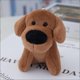 thumbnail image 4 of 4 Colour Cute Big Nosed Little Dog Plush Toy Pendant Stuffed Animal keychain Doll Bag Hanging Decoration Small Gift 12CM, 4 of 5