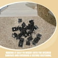 thumbnail image 4 of KAKOWELY 100pcs 45° Angle Code Drawer Wedges Bracket Dress Drawer Repair Kit for Drawer Reinforcement,0.59"X0.51"X0.39", 4 of 4