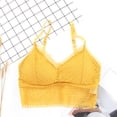 thumbnail image 2 of Ketyyh-chn99 Bras for Women Push Up Plus size Wireless Seamless Sleep Bra 2024 Yellow,One Size, 2 of 3