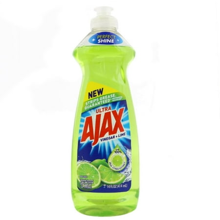 Ajax Liquid Dish Soap, Tropical Lime Twist 12.60 oz Pack of 4