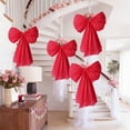 thumbnail image 5 of karymi Valentines Day Decorations Gigantic Wall Bow For Tree Door And Window Hanging Large Romantic Bow For Home Party Decor Indoor Outdoor Decors Gifts for Women Holiday Gifts, 5 of 6