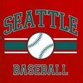 thumbnail image 6 of Wild Bobby City of Seattle Baseball Fantasy Fan Sports Unisex Crewneck Sweatshirt, Red, Medium, 6 of 6