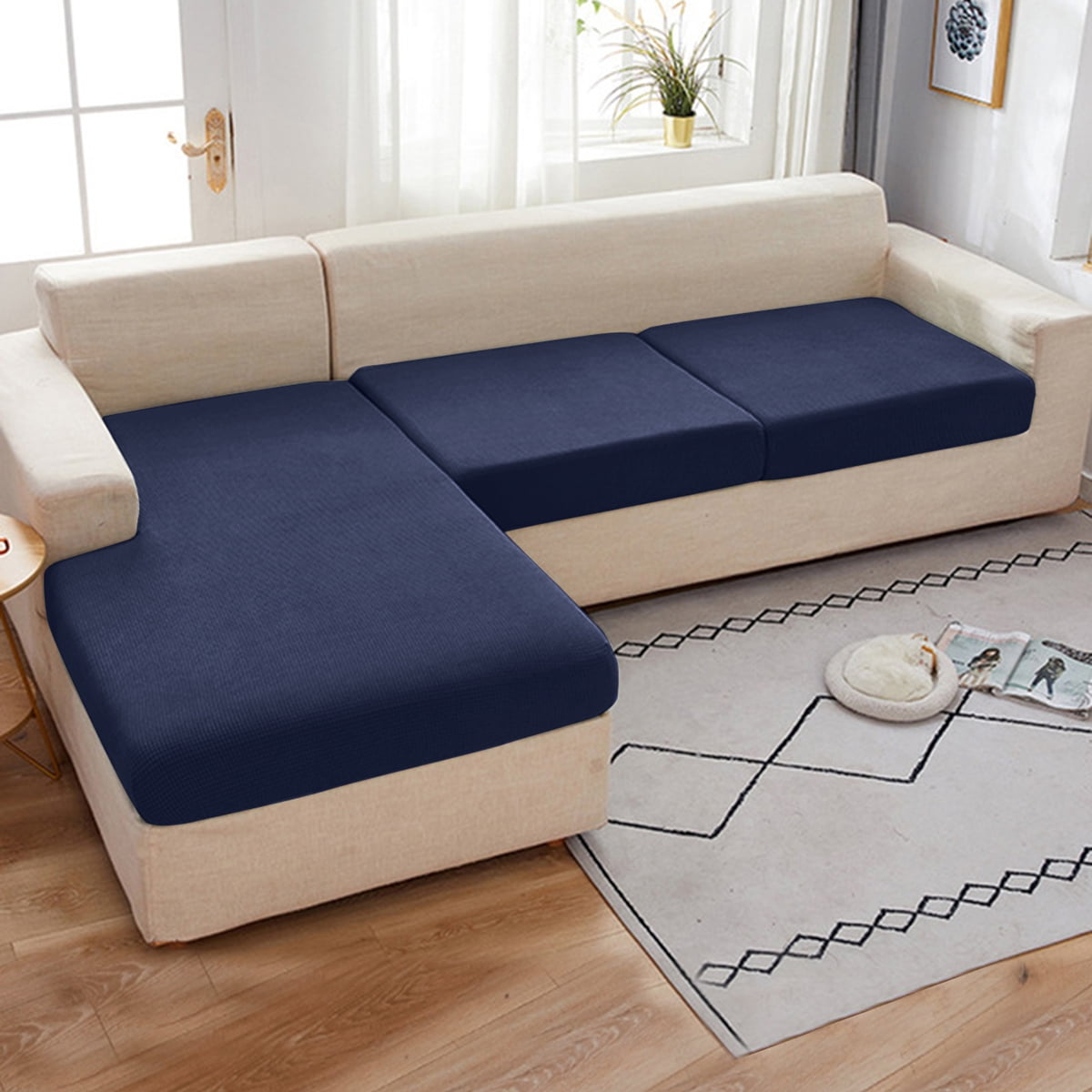Rosnek Stretch Cushion Cover Sofa Cushion Furniture Protector Sofa Seat Sofa slipcover Sofa