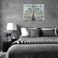 thumbnail image 2 of Peacock Canvas Wall Art Pictures Decor God Says You Are Bible Verse Painting Inspirational Quotes Prints Modern Artwork Framed Home Decoration for Bathroom Bedroom Living Room 16''''x12'''', 2 of 6