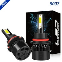 9007 High&Low Beam for Dodge Neon 2001 2002 LED Headlight Bulb 6000K White 2pcs