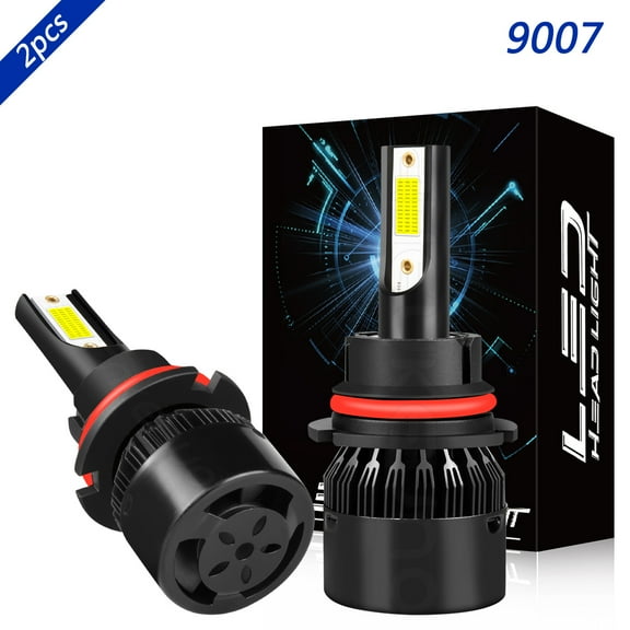 9007 High&Low Beam for Chevrolet Cobalt 2005-2010 LED Headlight Bulb 6000K White 2pcs