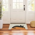 thumbnail image 3 of Yayeee Doormat for Indoor Entrance 32" x 20" Non Slippery Floor Rug, Sleeping Black Cat, 3 of 8