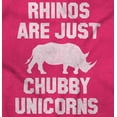 thumbnail image 2 of Rhinos Are Just Chubby Unicorns Men's Graphic T Shirt Tees Brisco Brands X, 2 of 6