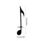 thumbnail image 3 of Candelabros de Pared con Notas Musicales, Candelabros de Hierro para Cenas, Ideales para Decorar El Hogar, La Sala de Estar y Colgar En La Pared., 3 of 6