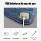 thumbnail image 4 of Cojín calefactable eléctrico de invierno | Calentamiento rápido con 3 ajustes de temperatura | Portátil y lavable para silla de oficina, coche y hogar | Tejido de terciopelo suave | Gris, azul, 4 of 6
