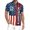 Blue, variant on Polo Shirts for Men Short Sleeve Collared Golf Polos Casual Shirt Summer Printed Shirt