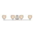 thumbnail image 4 of Aspen Creative 62197, 4-Light Bathroom Vanity, 31-1/4" Wide, Transitional Design, Brushed Nickel, 4 of 6