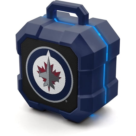 SOAR NHL Detroit Red Wings ShockBox LED Wireless Bluetooth Speaker-Winnipeg Jets