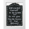 thumbnail image 1 of Shamp, Cindy 14x18 White Modern Wood Framed Museum Art Print Titled - Delight Yourself, 1 of 4