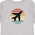 thumbnail image 4 of Inktastic Airplane Pilot Vintage Sunset Boys or Girls Long Sleeve Toddler T-Shirt, 4 of 5