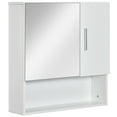 thumbnail image 1 of kleankin Bathroom Mirror Cabinet, Wall Mounted Medicine Cabinet, 1 of 9