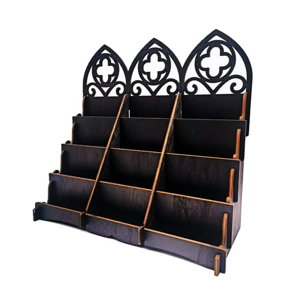 CIYISON Natural Wooden Crystal Display Stand Sturdy Base For Home Office Decoration