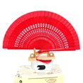 thumbnail image 4 of CSChome Handheld Fan Portable Folding Hand Chinese Style Decorative Dancing Wedding Party Accessories, 4 of 7