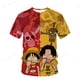 thumbnail image 1 of Camiseta de Anime de una pieza para hombre, nueva camiseta a la moda con estampado de dibujos animados japoneses para niño, camiseta con estilo de dibujos animados para niño, novedad 202390 heqiyong CONDUJO, 1 of 2