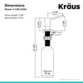 thumbnail image 5 of KRAUS Kitchen Soap and Lotion Dispenser in Stainless Steel, 5 of 6