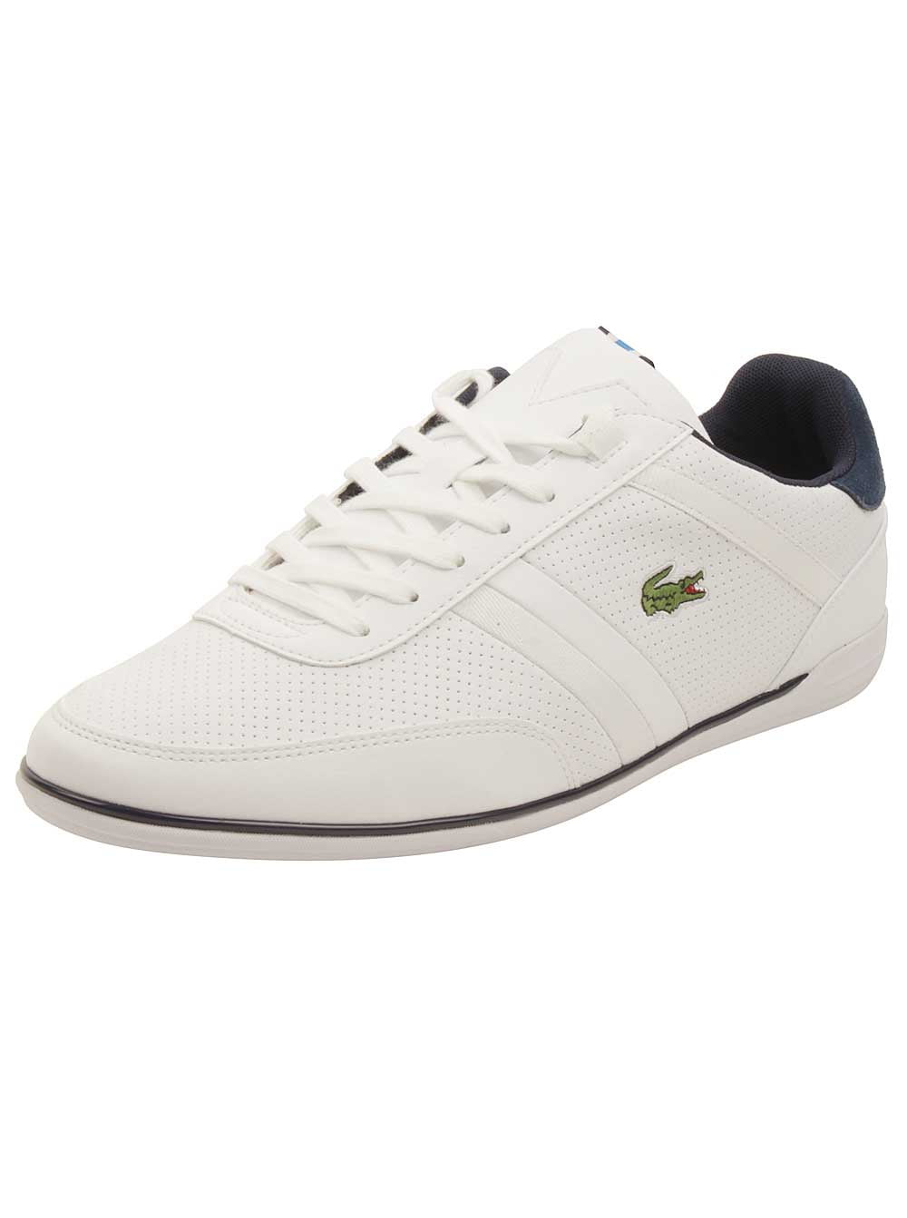 Lacoste Mens Giron SNM Sneakers in White - Walmart.com
