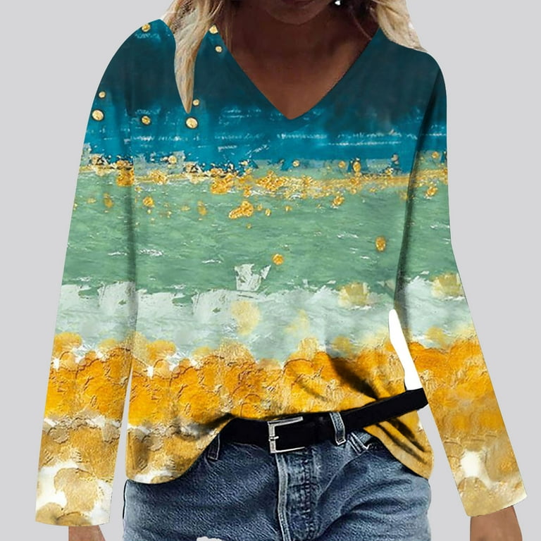 Tie dye store v neck sweatshirt