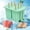C, variant on Clearance Under $6.64! 1Pc DIY Ice Pop Maker with Lid for Home Use (Silicone, 14.59x10.42cm, B)