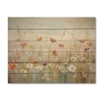 thumbnail image 3 of Designart "pasture Contemporary Wildflowers" Floral Print on Natural Pine Wood, 3 of 5