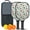 Pioneer Flower Floral-1, variant on Pickleball Paddles Set,Pioneer Flower Floral Print Pattern Fiberglass Surface Pickleball Racket Set with 2 Indoor Outdoor Pickleball Balls and Pickleball Bag,Pickle-ball Equipment