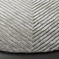 thumbnail image 3 of Safavieh Glamour Petar Chevron Area Rug, Silver, 6' x 6' Round, 3 of 10