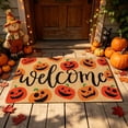 thumbnail image 3 of Halloween Thanksgiving Fall Harvest Coir Doormats, Multiple Sizes & Shapes Ghost Pumpkin Bat Welcome Front Door Mats, Non-Slip Outdoor Indoor Entryway Decor Floor Rugs, 3 of 6