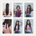 thumbnail image 3 of Hair Originals Clip in Hair Streaks 100% Human Coloured Hair Extensions, 3 of 5