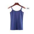 thumbnail image 2 of Qarigey Chaleco de algodón para mujer, ropa recortada de moda de punto, camiseta transpirable fresca, camisas de fondo exterior de primavera, Prendas para la parte del cuerpo Azul oscuro XXL Qarigey AP010463-47B, 2 of 6
