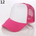 thumbnail image 2 of Unisex Attractive Baseball Cap Trucker Mesh Blank Visor Adjustable Sun Hat, 2 of 8