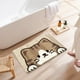 thumbnail image 4 of Felpudo de Poliéster Gris para Baño, Absorbente | 60 X 40 X 1 Cm | Resistente y Antimanchas | Decoración para El Hogar, 4 of 6