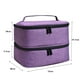 thumbnail image 2 of Organizador de bolsa de almacenamiento de uñas Desmontable 30 Caja de almacenamiento con forro de rejilla Neceser Violeta Zulema Estuche de transporte de esmalte de uñas, 2 of 8