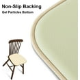 thumbnail image 3 of Chair Cushions for Dining Chairs 6 Pack, Non Slip Indoor Chair Pads, U-Shaped Seat Cushions, 15 x 16 Inches, Black, 3 of 7