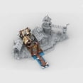 thumbnail image 3 of MOC Medieval Street View Viking Expansion hut House of the Jarl DIY creativo Retro niño juguete cumpleaños regalo bloques de construcción 23143, 3 of 4