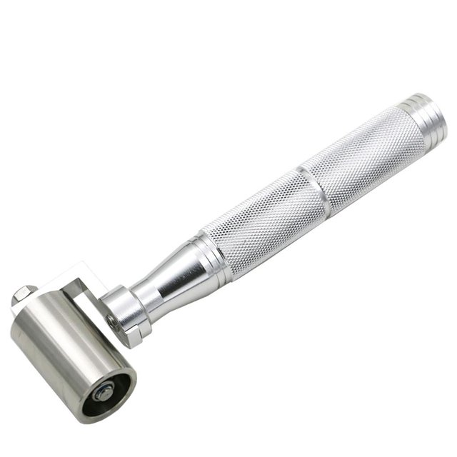 Riwesomey Rodillo de costura multifuncional Brayer de impresión de acero portátil Rodillo de cinta resistente al desgaste Fácil de operar Herramienta de Herramientas y ferretería Riwesomey TO003103-00