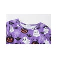 thumbnail image 2 of Conjunto de ropa Yekaty Halloween para niñas, tallas 7-8, manga larga, 2 of 6