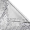 thumbnail image 3 of Marble Print Kitchen Curtains, Granite Surface with Bunch of Fracture Lines and Branches Veins Design, Two Panels Drapes with Rod Pocket Room Decor, 55" X 45", Pale Grey White, by Ambesonne, 3 of 3
