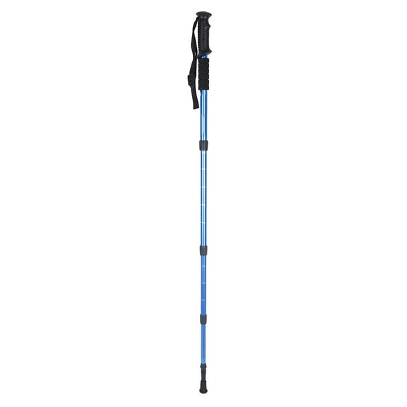 Walking Stick Elderly Trekking Poles Outdoor Foldable Walking Stick Anti-Slip Camping Mountaineering Travel For Hiking