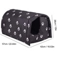 thumbnail image 2 of Maison pour Chien et Chat Extérieure Imperméable et Résistante aux Intempéries Abri Pliable Tente Nid pour Chat Ou Petit Chien pour Rester au Chaud et au Sec, 2 of 7