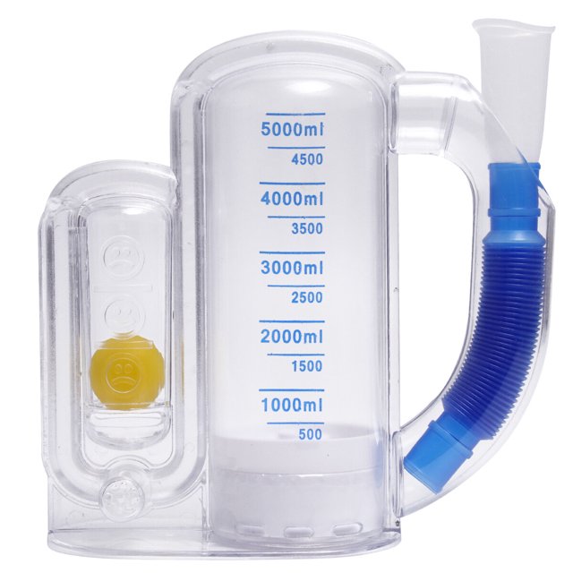 5000ml Apparatus Vital Capacity Breathing Trainer Incentive Spirometer